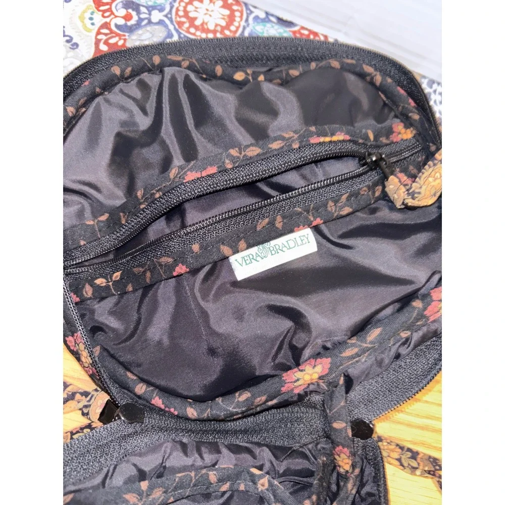 Quilted Floral Garment Bag and Matching Cosmetic Case Set Purple Paisley Travel